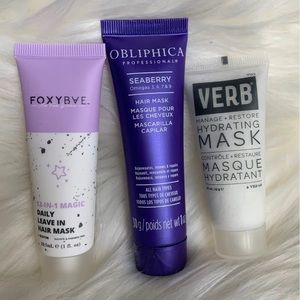 Foxybae obliphica verb hair mask bundle condition